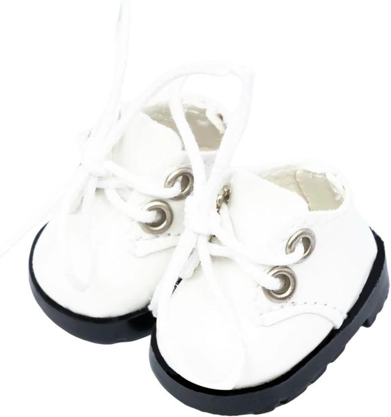 KIYEREE Store Shoes for Lububu(NO Doll),2025 Mini Shoes for Lububu Doll Accessories,Doll Shoes for Lububu Dress Up,Accessories for Lububu(White) - Image 1